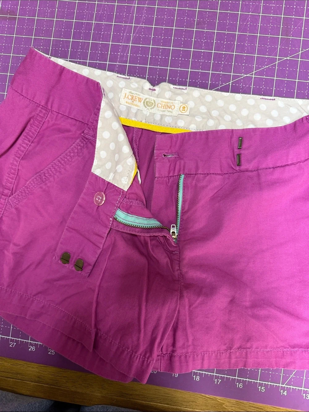 J crew Classic Women's Pink Cotton Blend Shorts